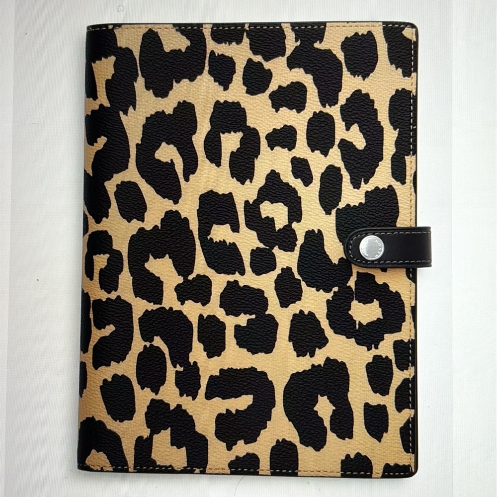 🐆 COACH NOTEBOOK WITH LEOPARD PRINT 🐆 NWT 🐆 - Picture 14 of 16